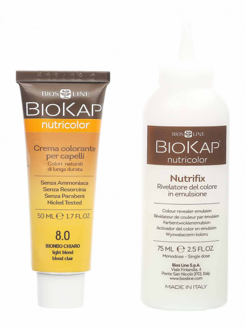  Краска - NB80 Светло-Русый 8.0, Hair Care, 140ml BIOKAP - Общий вид