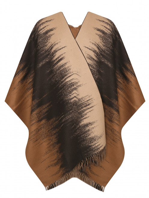 Пончо из шерсти и кашемира Piacenza Cashmere 1733 - Общий вид