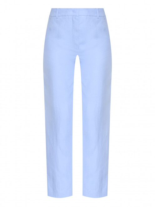 Однотонные брюки из льна Luisa Spagnoli - Общий вид