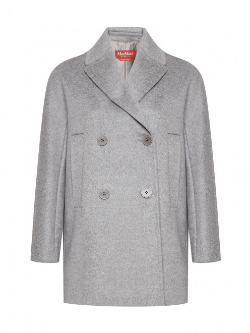 Двубортное полупальто из шерсти Max Mara - Общий вид