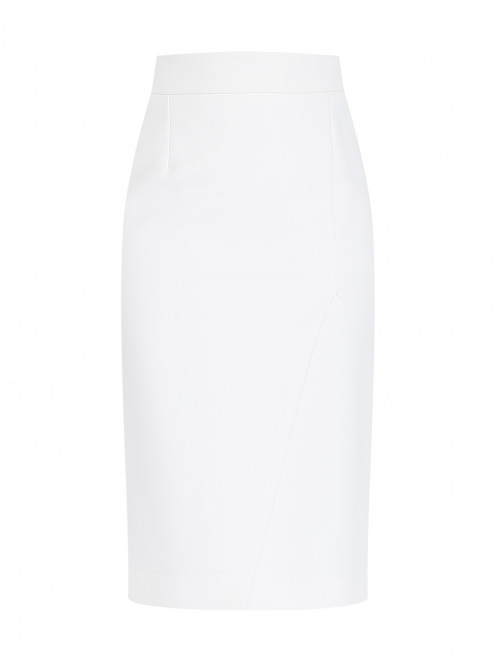 Однотонная юбка с разрезом Moschino - Общий вид