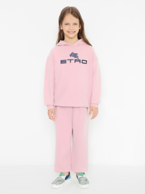 Слипоны из текстиля с узором Etro - МодельОбщийВид