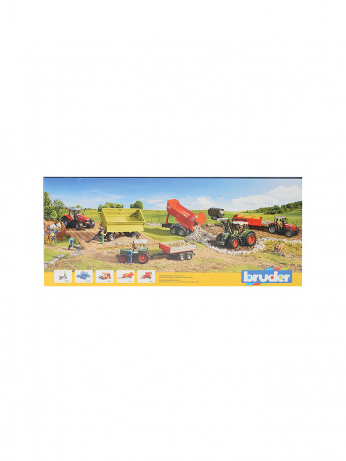 Трактор Massey Ferguson 7600 с погрузчиком Bruder - Обтравка1