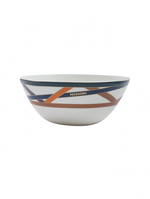 Тарелка суповая из керамики с узором Missoni - Обтравка1