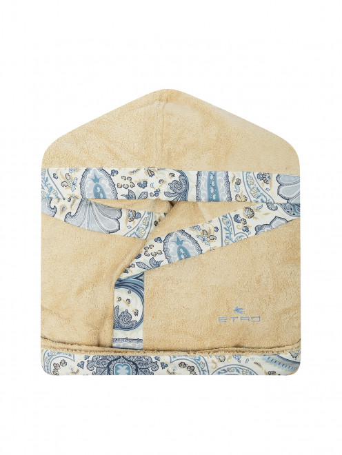 Махровый халат с контрастной отделкой Etro - Общий вид