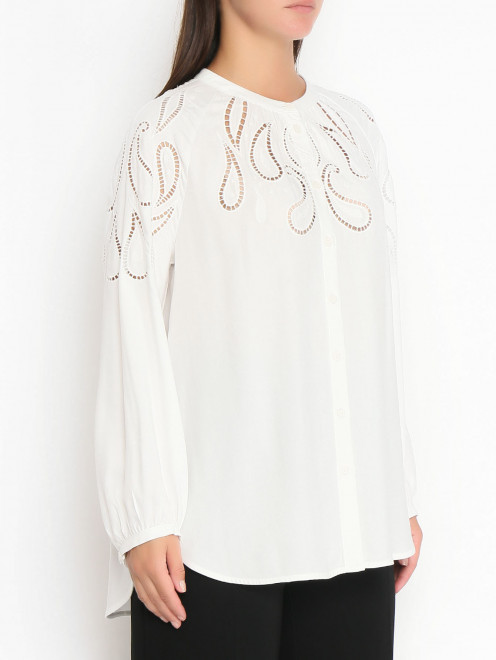 Блуза с вышивкой Marina Rinaldi - МодельВерхНиз