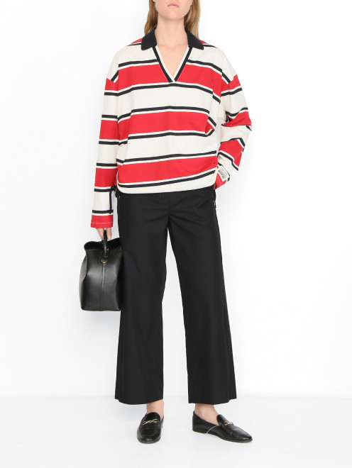 Брюки из хлопка Max Mara - МодельОбщийВид