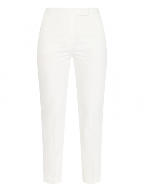 Зауженные брюки из хлопка Max Mara - Общий вид