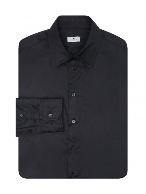 Рубашка из хлопка с деликатным узором Etro - Общий вид