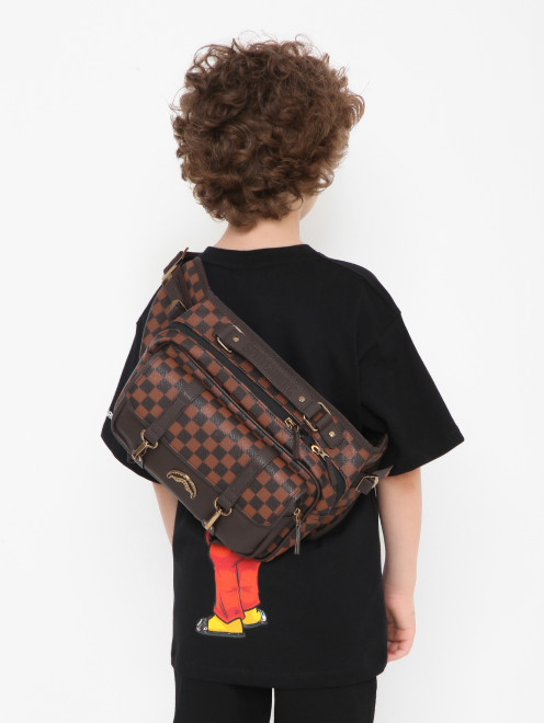 Поясная сумка с карманом Sprayground - МодельВерхНиз