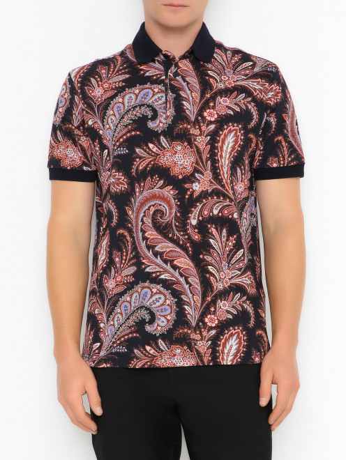Хлопковое поло Etro - МодельВерхНиз