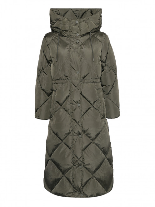 Стеганый пуховик с капюшоном Weekend Max Mara - Общий вид
