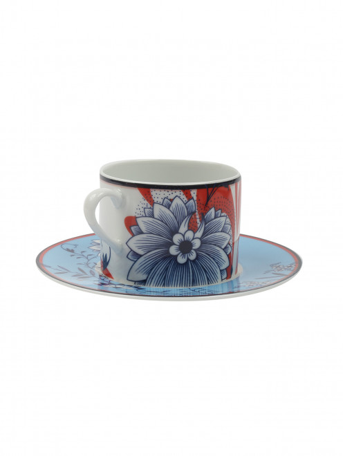 Чашка кофейная с блюдцем из фарфора Meissen - Обтравка1