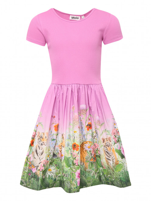 Платье из хлопка с цветочным узором Molo - Общий вид