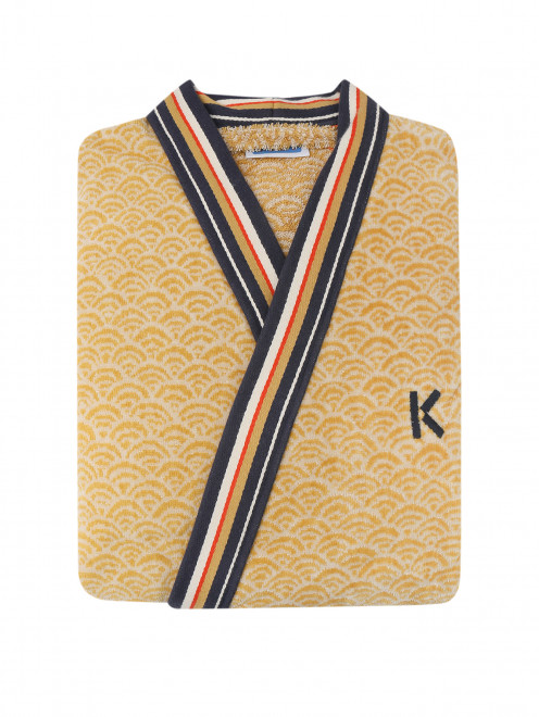 Банный халат из хлопка с узором Kenzo - Общий вид