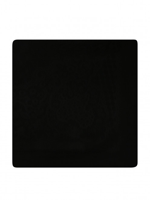 Платок из шелка в монограмму Moschino - Общий вид