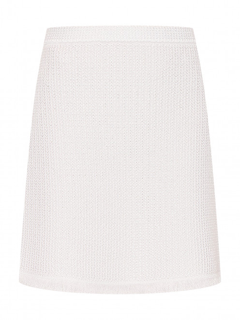 Однотонная юбка из вискозы Luisa Spagnoli - Общий вид