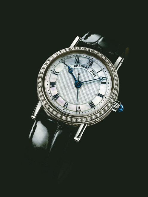  Часы с автоподзаводом на ремне из кожи аллигатора Breguet - МодельОбщийВид