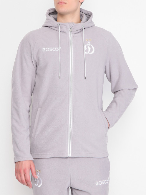 Спортивная тостовка на молнии с вышивкой BOSCO - МодельВерхНиз