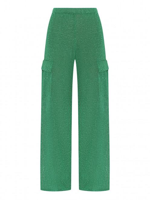 Трикотажные брюки на резинке с карманами Ermanno Firenze - Общий вид