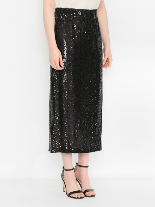 Юбка-миди из пайеток Weekend Max Mara - МодельВерхНиз