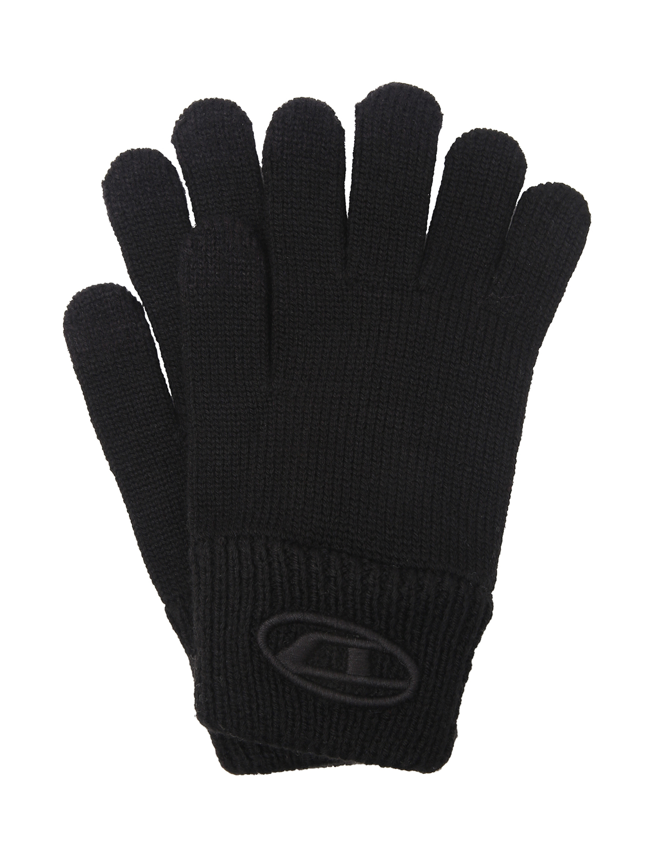 Трикотажные перчатки с логотипом