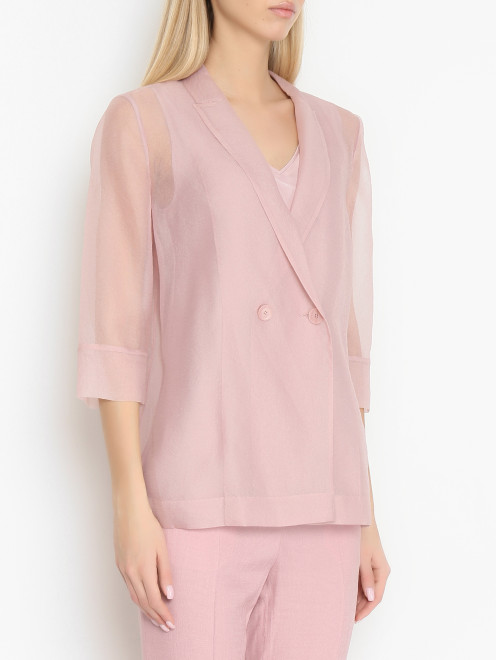 Полупрозрачная блуза с подкладом Laurel - МодельВерхНиз