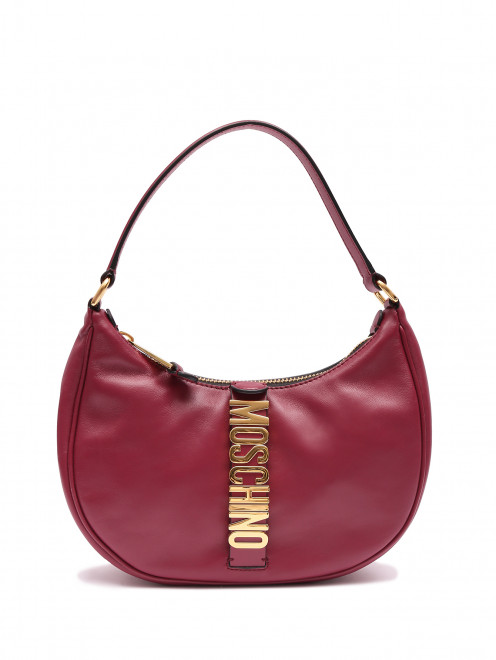 Сумка из кожи с логотипом Moschino - Общий вид