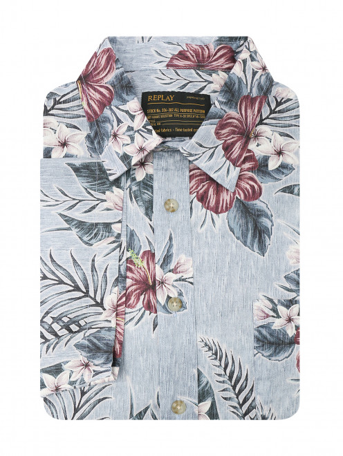 Рубашка в гавайском стиле Replay - Общий вид