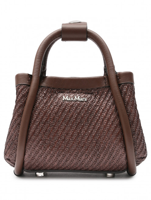 Сумка из текстиля на цепочке Max Mara - Общий вид