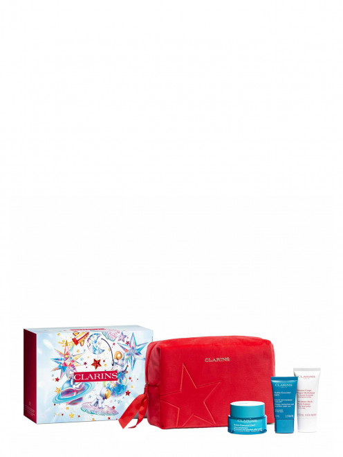Набор в косметичке Hydra-Essentiel Collection, 50+30+15 мл Clarins - Обтравка1