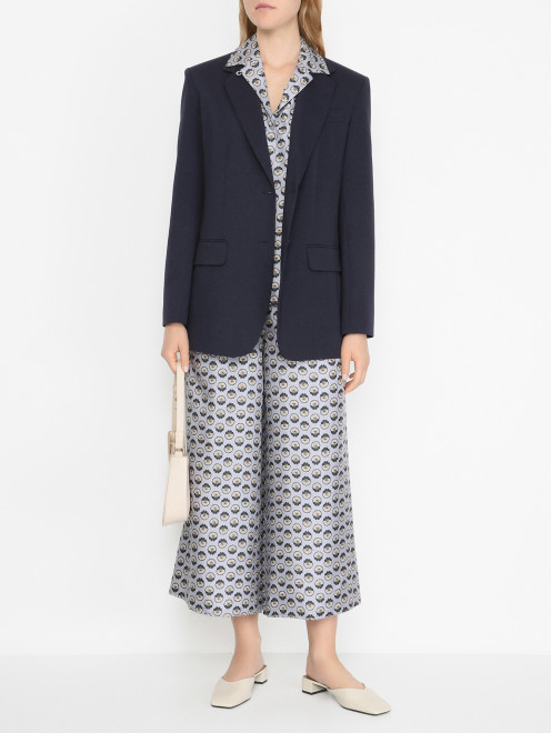 Трикотажный жакет на пуговицах Weekend Max Mara - МодельОбщийВид
