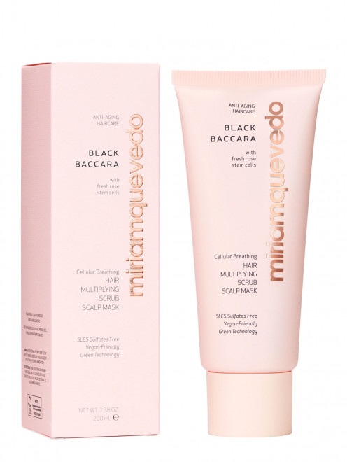 Отшелушивающая маска для волос Black Baccara Cellular Breathing Hair Multiplying Scrub Mask, 200 мл Miriamquevedo - Обтравка1