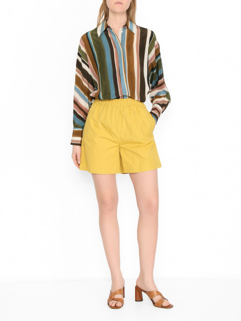 Шорты из хлопка Max Mara - МодельОбщийВид