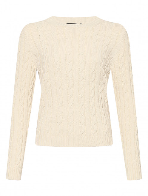 Базовый джемпер из хлопка Weekend Max Mara - Общий вид