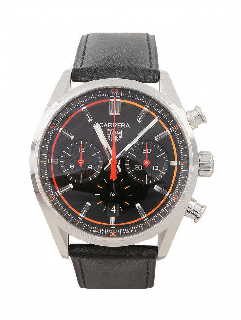 Часы с автоподзаводом на ремне из телячьей кожи TAG Heuer - Общий вид