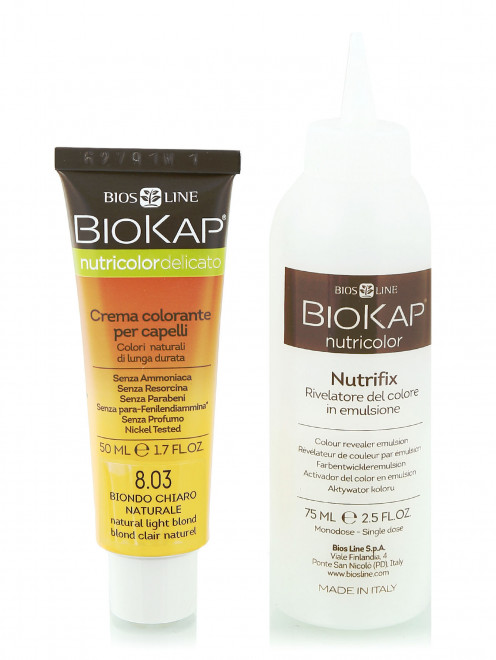 Краска Блондин Натуральный Светлый 8.03 Hair Care BIOKAP - Общий вид