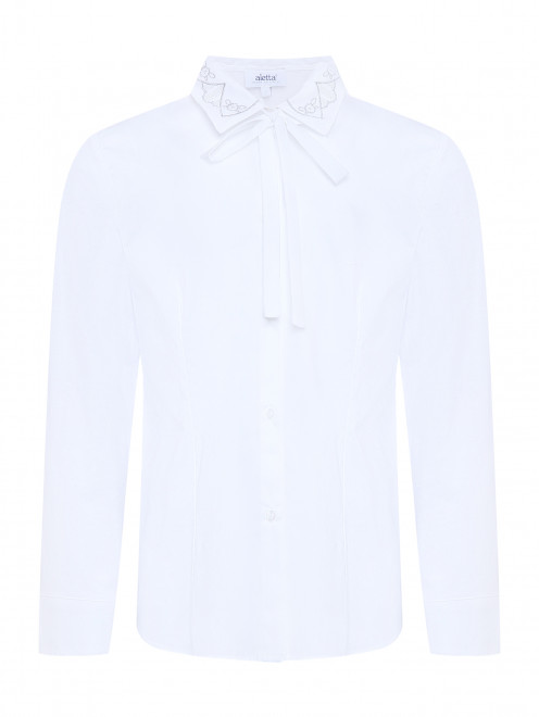 Блуза с вышивкой на воротнике Aletta Couture - Общий вид