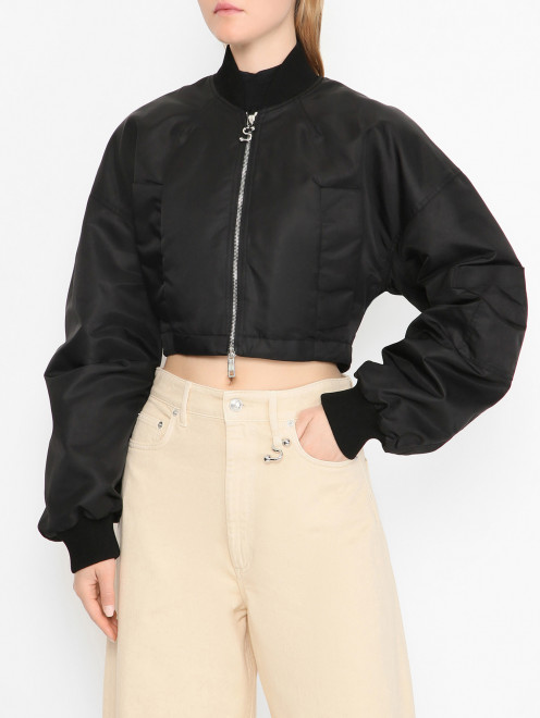 Укороченный бомбер на молнии Sportmax - МодельВерхНиз