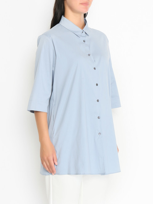 Блуза из хлопка с карманами Marina Rinaldi - МодельВерхНиз