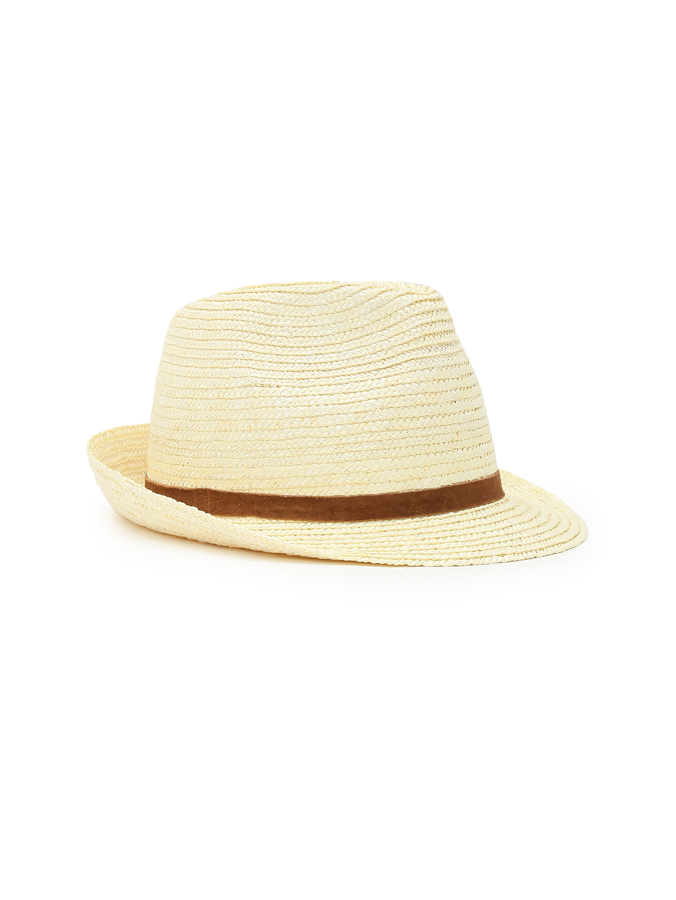 Соломенная шляпа с декоративной лентой