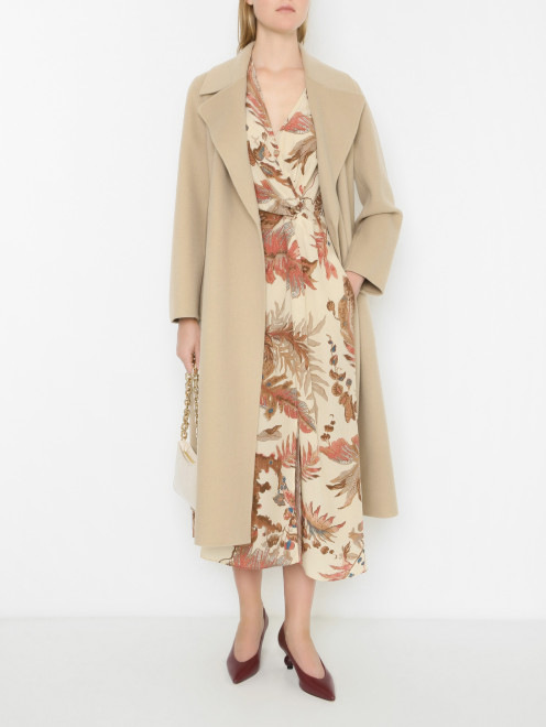 Туфли из кожи с фигурным каблуком Weekend Max Mara - МодельОбщийВид