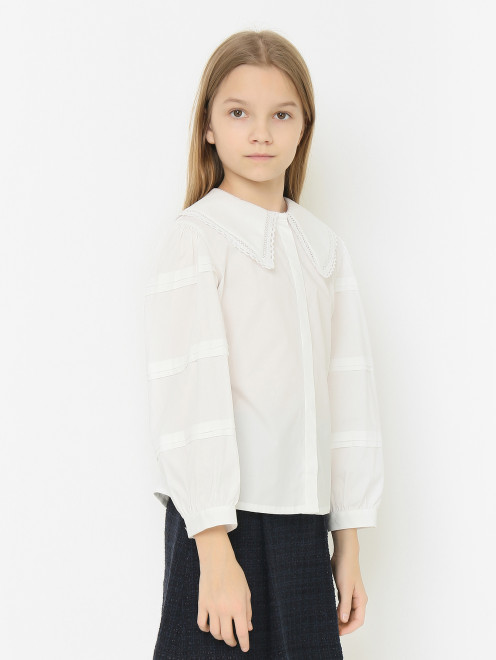 Блуза с кружевной отделкой Ella B - МодельВерхНиз