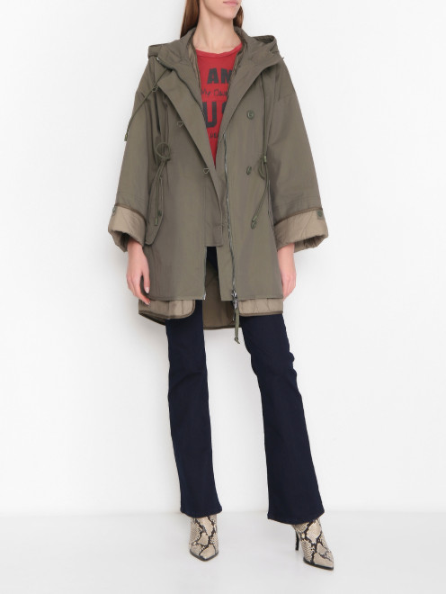 Куртка-парка с отстегивающимся утеплителем Weekend Max Mara - МодельОбщийВид
