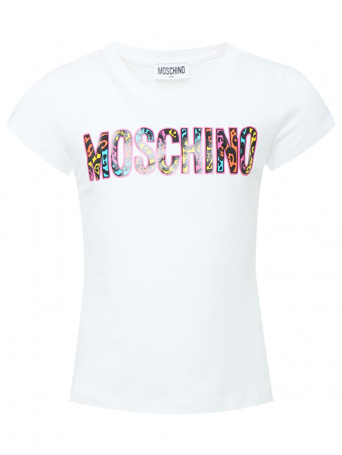 Костюм с юбкой и принтом Moschino - Общий вид