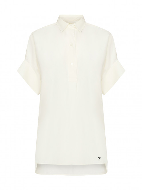 Удлиненная блуза из хлопка Weekend Max Mara - Общий вид