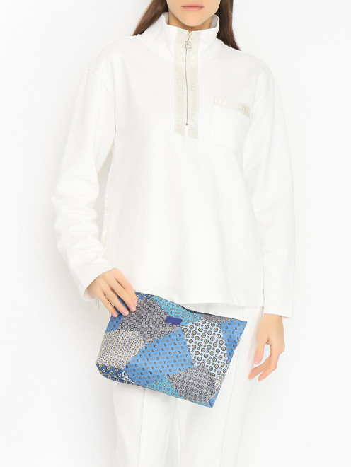 Большая косметичка из текстиля на молнии Etro - МодельОбщийВид
