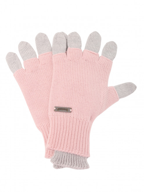 Двухцветные перчатки из шерсти IL Trenino - Общий вид