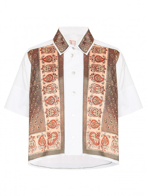 Блуза из хлопка с узором Antonio Marras - Общий вид