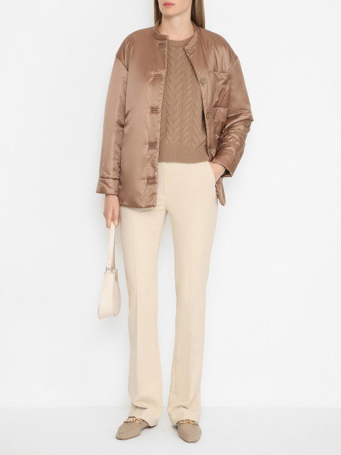 Укороченный джемпер из шерсти Max Mara - МодельОбщийВид